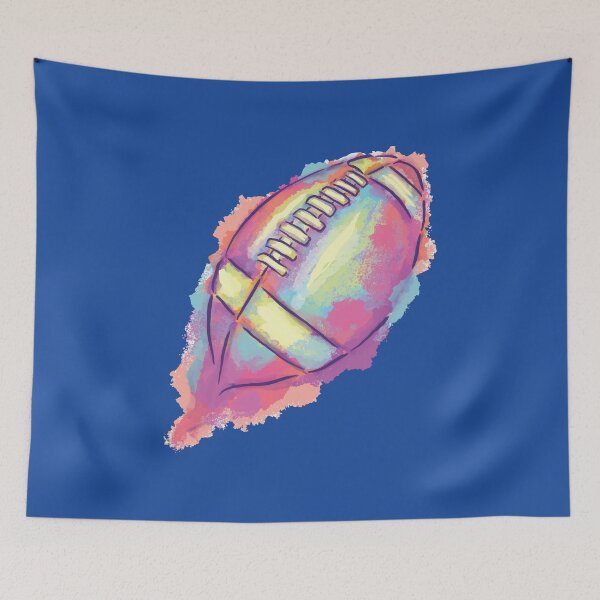 Item preview, Colorful Artistic Watercolor Football Art Drawing  designed and sold by MasterArtsman.