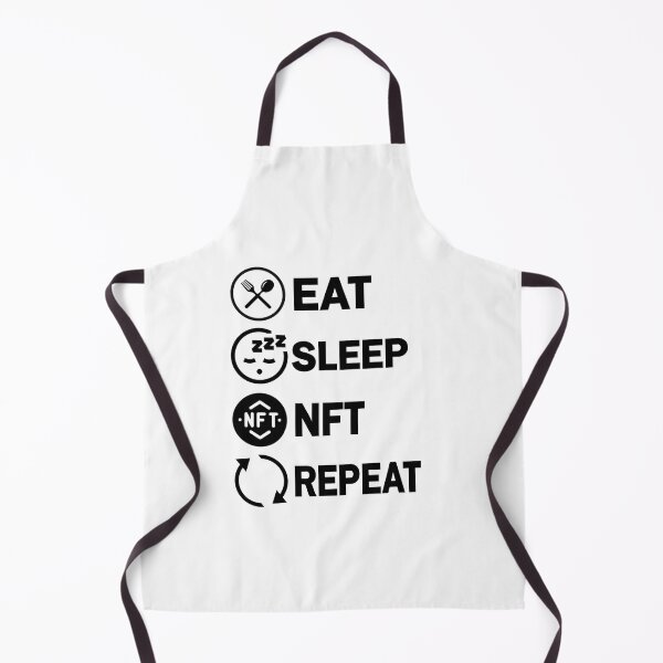 Item preview,   Fuuny Nft Quotes - Eat Sleep Nfts Repeat designed and sold by ShopMello.