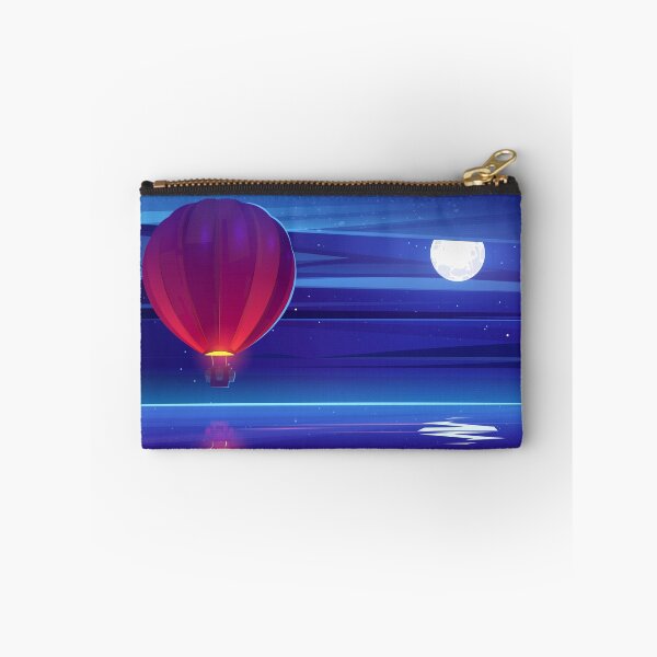 Item preview, Air balloon flying above sea water at nigh designed and sold by rafagavi44.