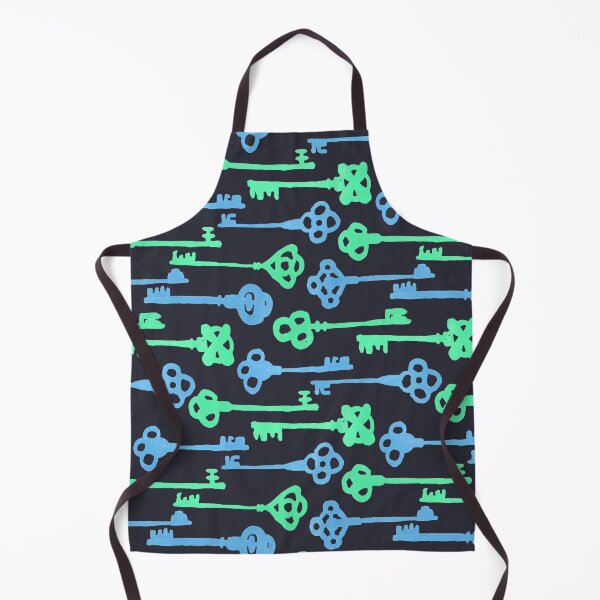 Item preview, Colored Key Silhouettes - Seagreen and Blue designed and sold by PaintInTheNight.