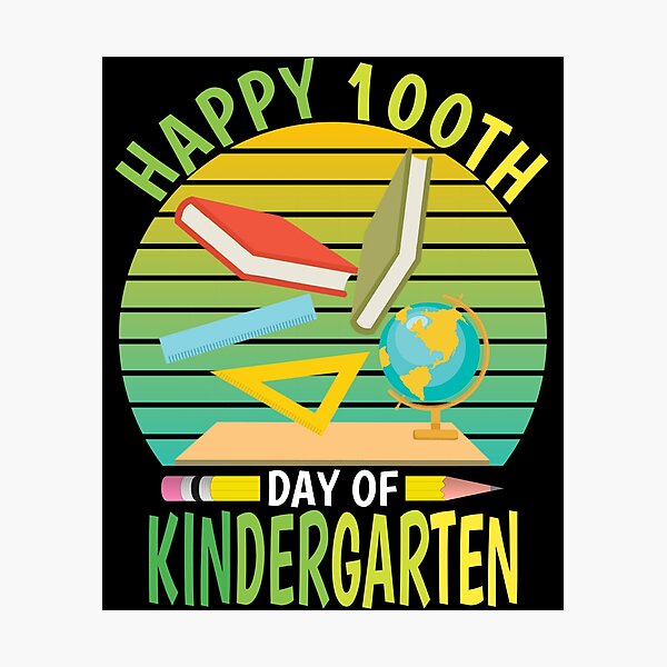 Item preview, Happy 100th Day Of Kindergarten 2022 Great Gift Idea For Teachers And Students Funny Kindergarten designed and sold by naworas.