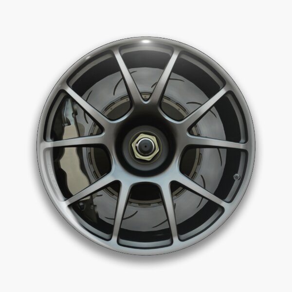 Item preview, Racing center lug wheel with slotted rotors designed and sold by ApexFibers.