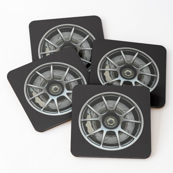 Item preview, Racing center lug wheel with slotted rotors designed and sold by ApexFibers.