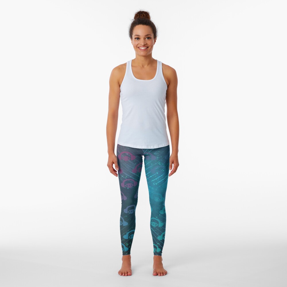 The Sights And Sounds Space Geometry Leggings