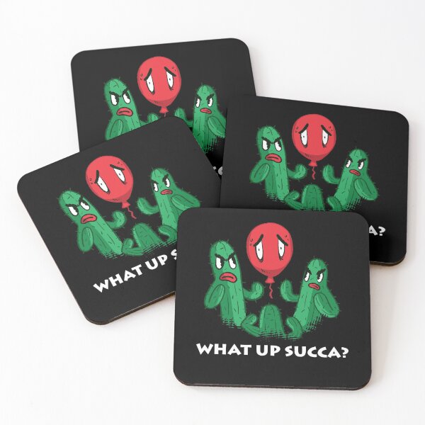 Item preview, What Up Succa Succulent Cactus Plant Balloon Pop designed and sold by MasterArtsman.