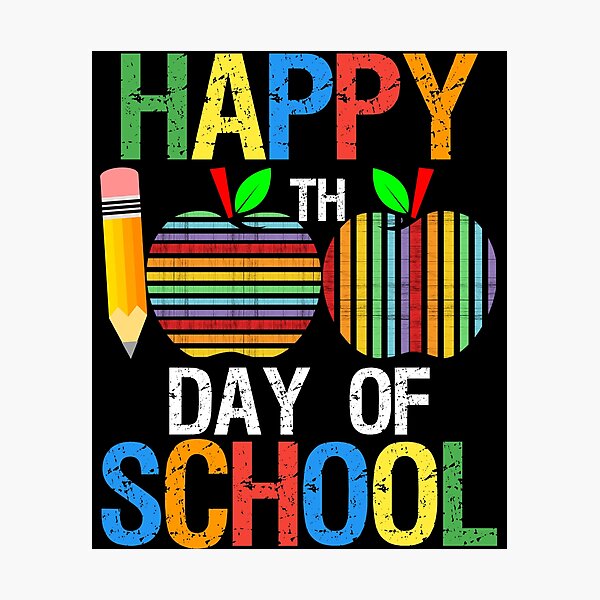 Item preview, Happy 100th Day Of School 2022 Vintage Design For Teachers And Students Funny School Retro designed and sold by naworas.