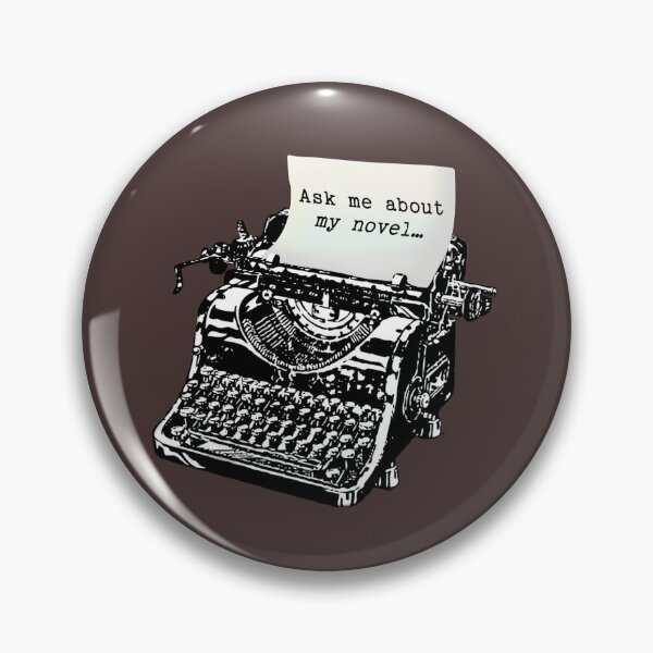 Item preview, Ask Me About My Novel designed and sold by EmyBeeDesigns.