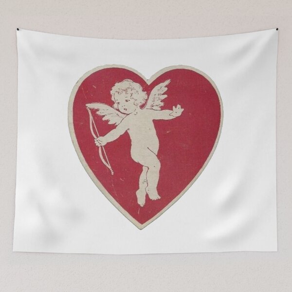 Item preview, Vintage Cherub with Bow Valentine  designed and sold by Pinkmagenta.