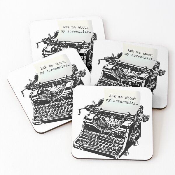 Item preview, Ask Me About My Screenplay designed and sold by EmyBeeDesigns.