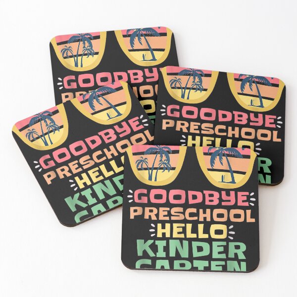 Item preview, GOODBYE PRESCHOOL HELLO KINDERGARTEN Teacher Student Kids  designed and sold by arlinewilliam.