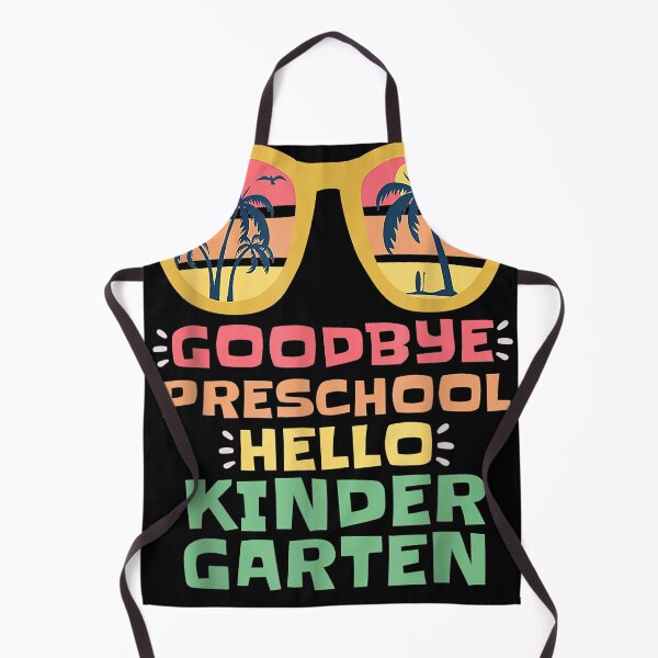 Aperçu de l'œuvre AU REVOIR PRESCOLAIRE BONJOUR MATERNELLE Enseignant Etudiant Enfants créée et vendue par arlinewilliam.