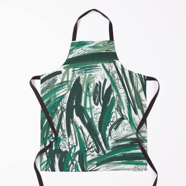 Item preview, Green Abstract Art Oil Paint Design Painting Mixed Media designed and sold by hopecope.