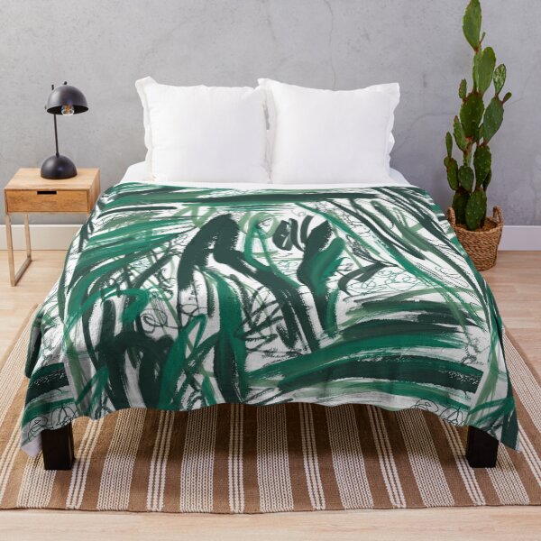 Item preview, Green Abstract Art Oil Paint Design Painting Mixed Media designed and sold by hopecope.