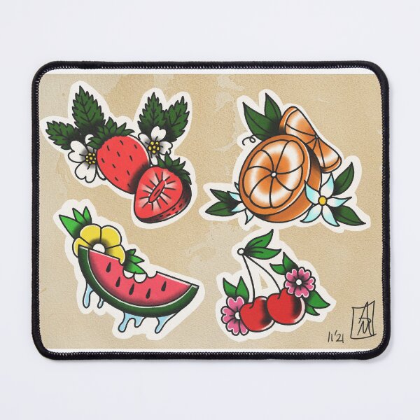 Item preview, Traditional Fruit Flash Sheet designed and sold by Amburritoink.