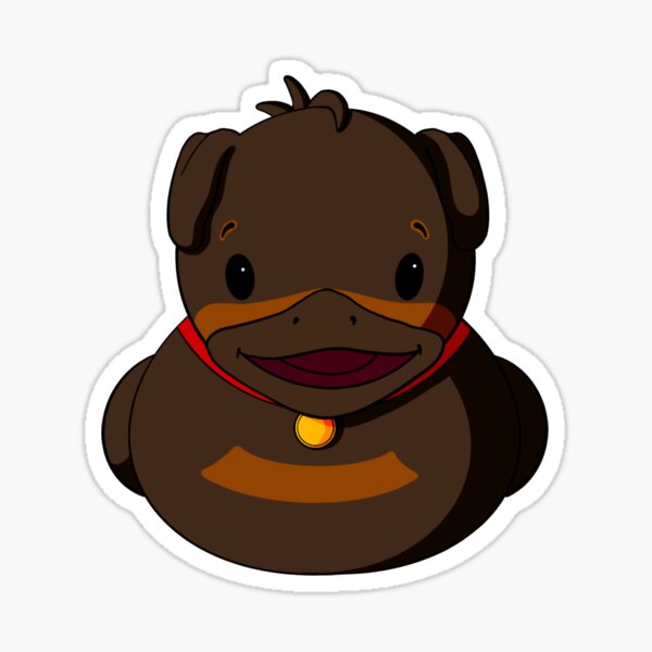 Item preview, Rottweiler Dog Rubber Duck designed and sold by Alisha Ober Designs.