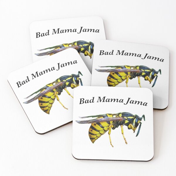 Item preview, German Yellowjacket - Bad Mama Jama designed and sold by BugNews.
