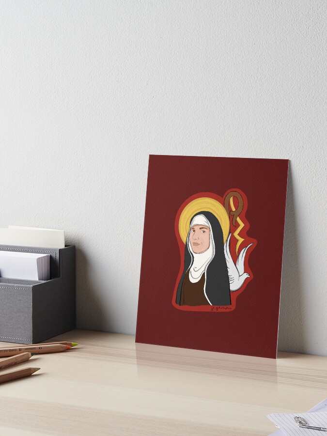 St. Scholastica  Poster for Sale by mfrancescon13