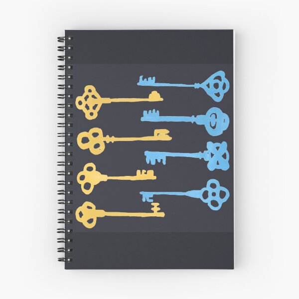 Item preview, Colored Key Silhouettes - Yellow and Blue designed and sold by PaintInTheNight.