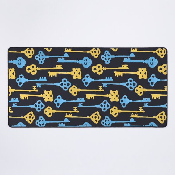 Item preview, Colored Key Silhouettes - Yellow and Blue designed and sold by PaintInTheNight.