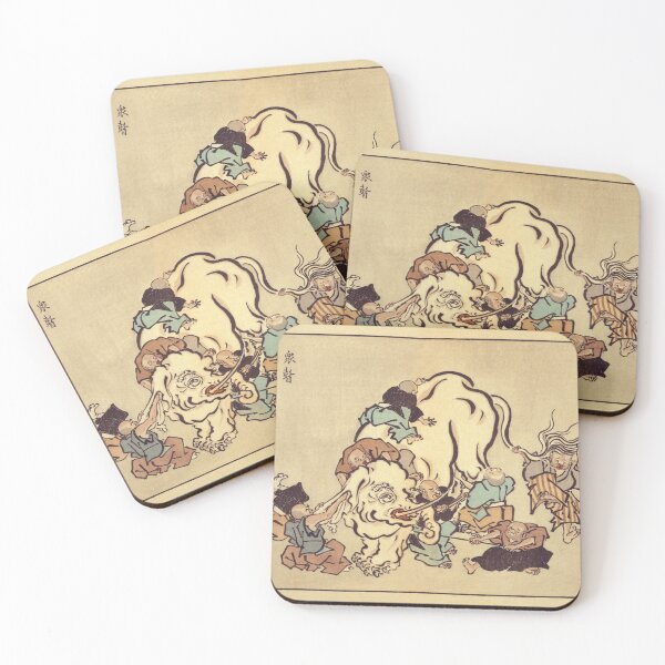 Item preview, Blind monks examining an elephant by Hanabusa Itchō designed and sold by Okyotsu.