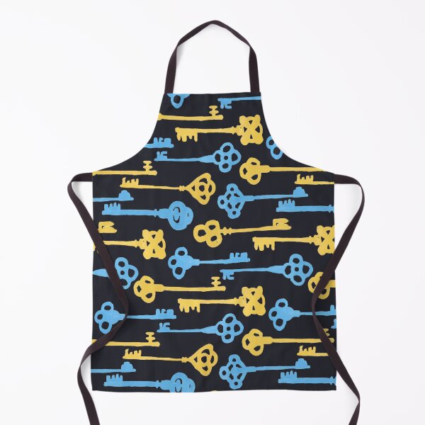 Item preview, Colored Key Silhouettes - Yellow and Blue designed and sold by PaintInTheNight.