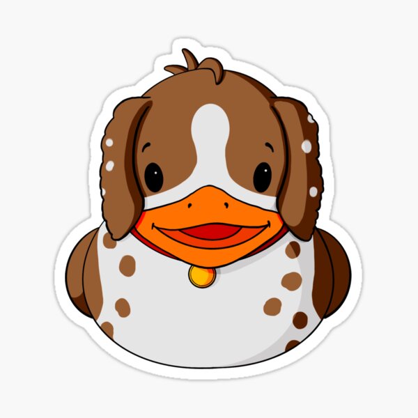 Item preview, Springer Spaniel Dog Rubber Duck designed and sold by Alisha Ober Designs.
