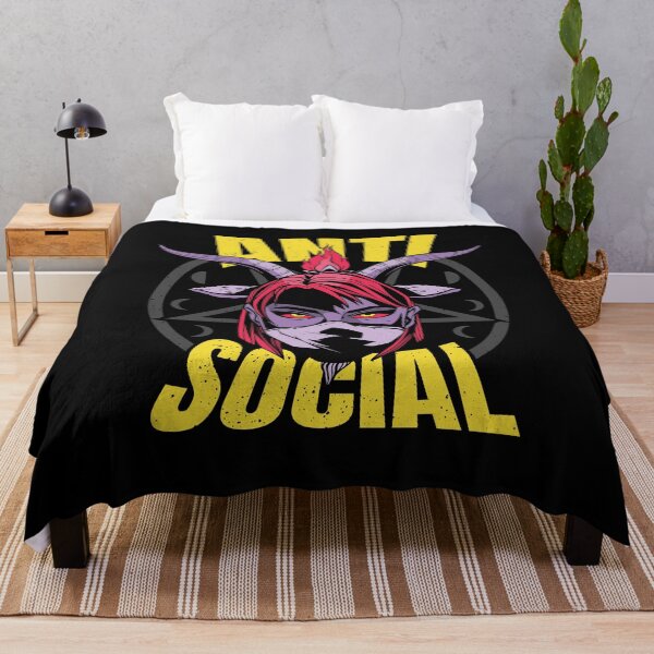 Item preview, Anti Social Demon Baphomet Anime Occult Goat Girl designed and sold by MasterArtsman.