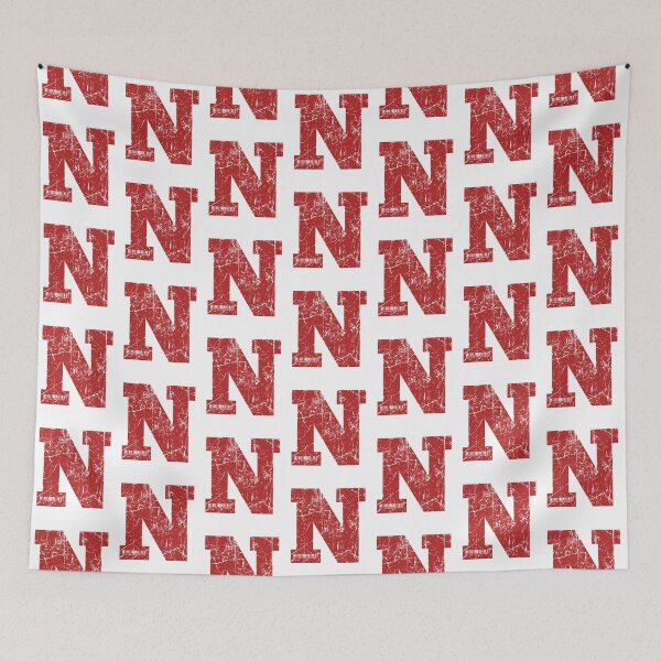 Item preview, Red Grunge Monogram Letter "N" I Am Unique designed and sold by SunnyStreet.