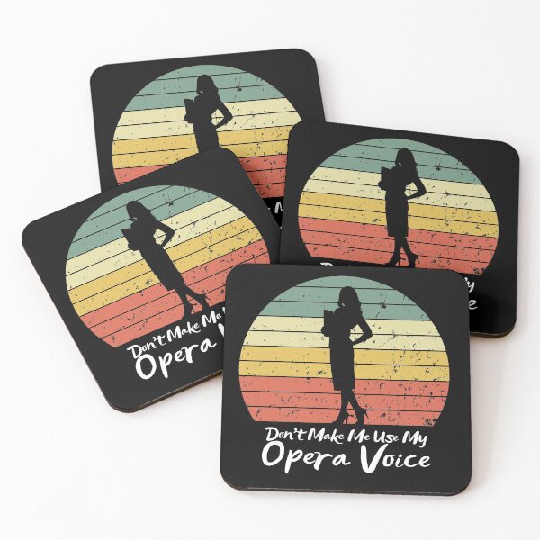 Item preview,  Opera Vintage retro Shirt - Don't Make Me Use My Opera Voice - Funny Gift for  Independent Woman teacher - Funny saying for teacher and coach designed and sold by zakibenj.