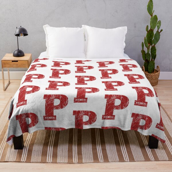 Item preview, Red Grunge Monogram Letter "P" I Am Unique designed and sold by SunnyStreet.