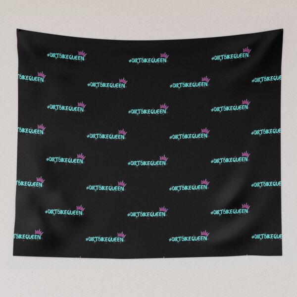 Item preview, Teal Dirt Bike Queen Style 2 - Girl Motocross designed and sold by Rally-Girl.