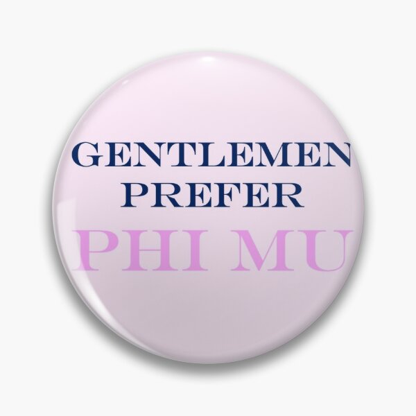 Phi MU Sweet Heart Button