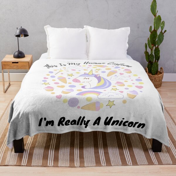 Item preview, This is my Human Costume I’m Really a Unicorn-Funny Unicorn-I'm A Unicorn In A Human Costume designed and sold by Alexa5454.