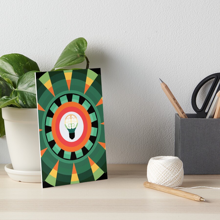 Item preview, Art Board Print designed and sold by FridPix.