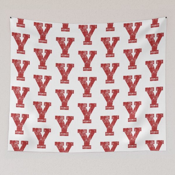 Aperçu de l'œuvre Lettre de monogramme de grunge rouge "Y" je suis unique créée et vendue par SunnyStreet.