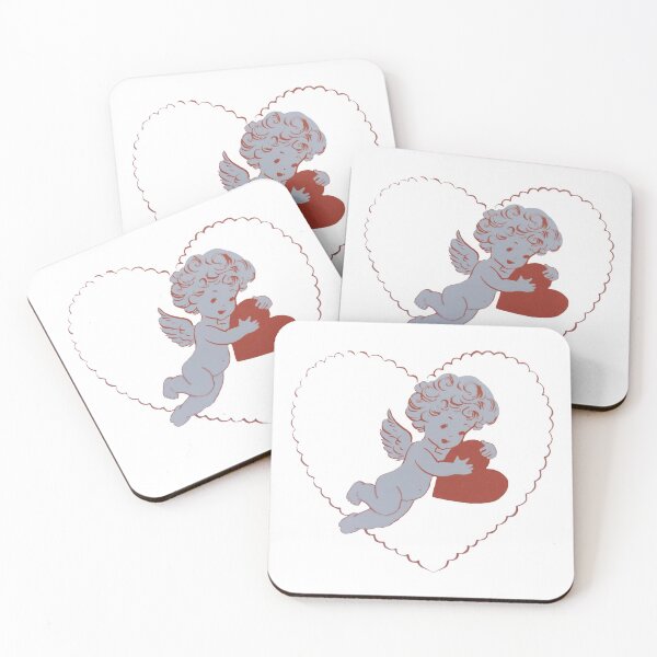Item preview, Vintage Cherub with heart Valentine  designed and sold by Pinkmagenta.