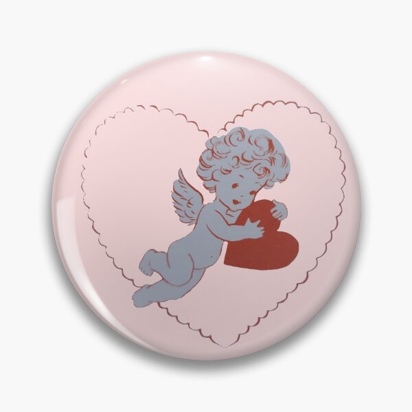 Item preview, Vintage Cherub with heart Valentine  designed and sold by Pinkmagenta.