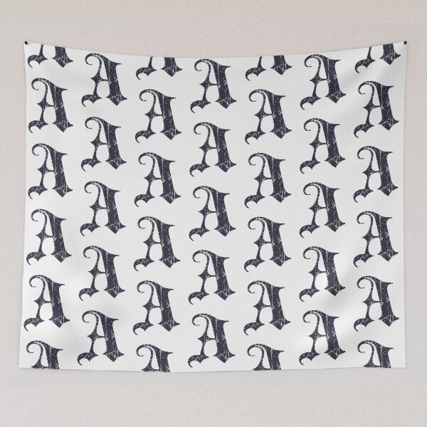 Item preview, Dark Grunge Monogram Letter "A" Blackletter designed and sold by SunnyStreet.