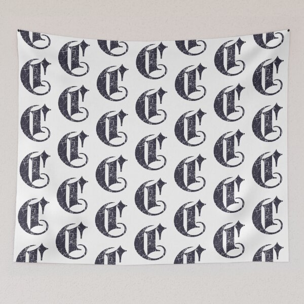 Item preview, Dark Grunge Monogram Letter "C" Blackletter designed and sold by SunnyStreet.