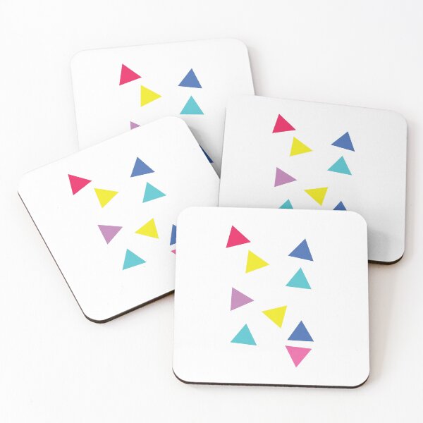 Item preview, vivid triangle 1980s vibe designed and sold by DOTSCdesign.