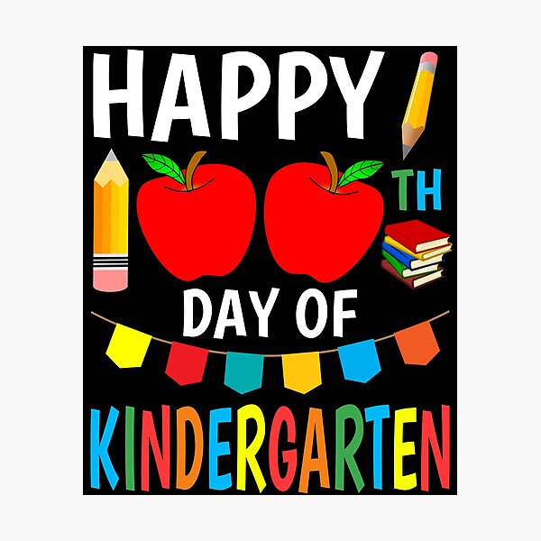 Item preview, Happy 100th Day Of Kindergarten 2022 Great Gift Idea For Teachers And Students Funny Kindergarten designed and sold by naworas.