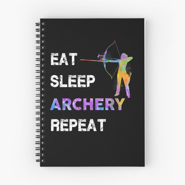 Item preview, Archery Eat Sleep Repeat Watercolor designed and sold by MobertsonArt.
