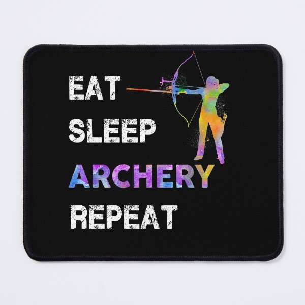 Item preview, Archery Eat Sleep Repeat Watercolor designed and sold by MobertsonArt.