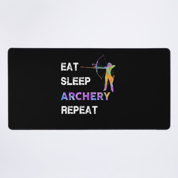 Item preview, Archery Eat Sleep Repeat Watercolor designed and sold by MobertsonArt.