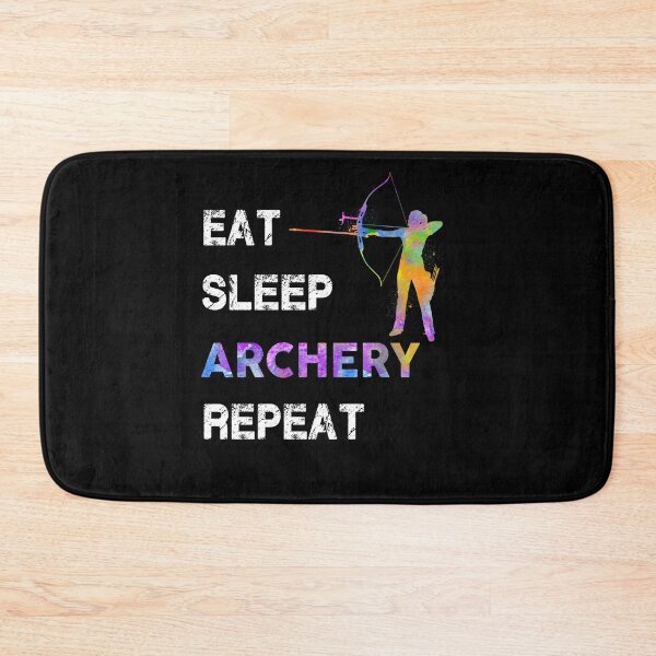 Item preview, Archery Eat Sleep Repeat Watercolor designed and sold by MobertsonArt.