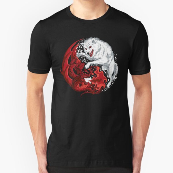 Dragon and Wolf Slim Fit T-Shirt
