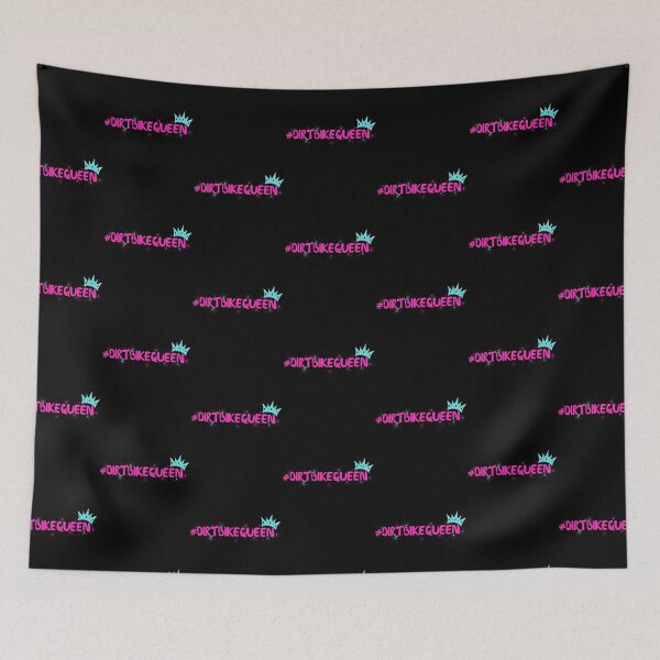Item preview, Pink Dirt Bike Queen Style 2 - Girl Motocross designed and sold by Rally-Girl.