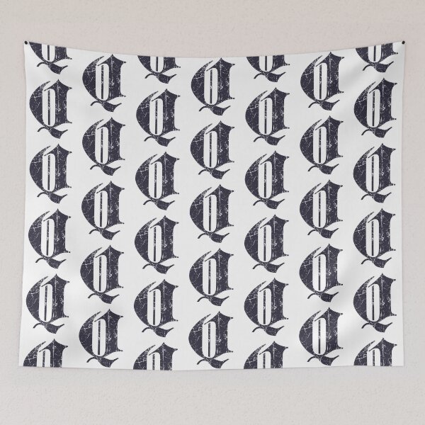 Item preview, Dark Grunge Monogram Letter "Q" Blackletter designed and sold by SunnyStreet.