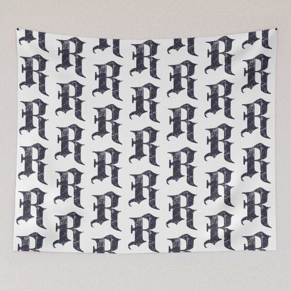 Item preview, Dark Grunge Monogram Letter "R" Blackletter designed and sold by SunnyStreet.