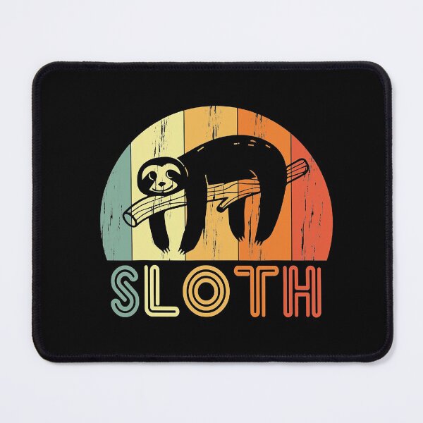 Item preview, Funny Lazy Animal Sloth Mode Retro Sunset Chill Sloth designed and sold by JenniferLecher.